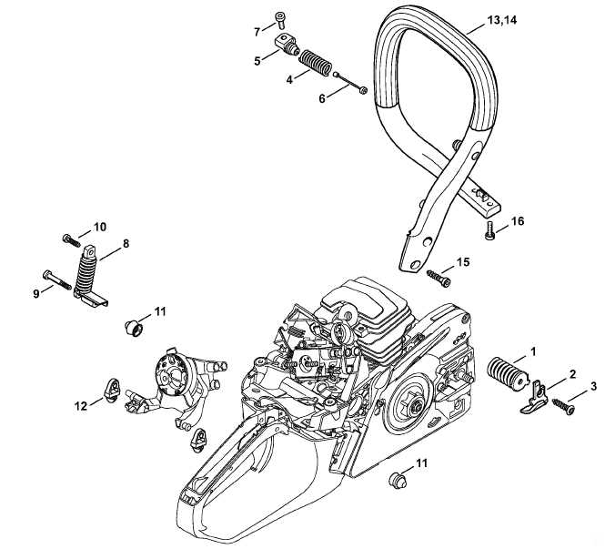 stihl ms251 parts diagram