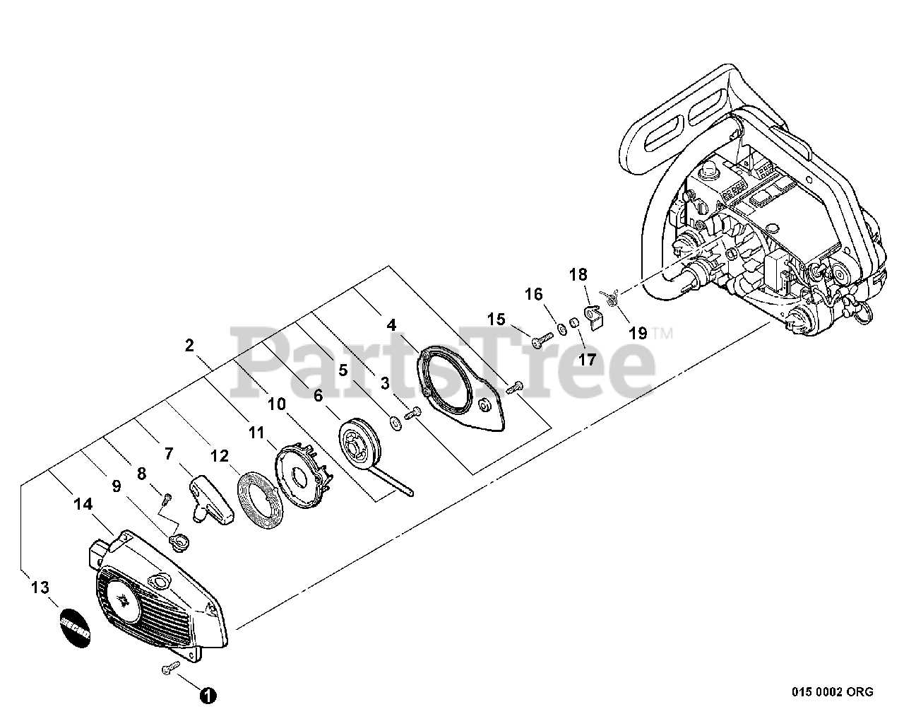 stihl ms261 parts diagram