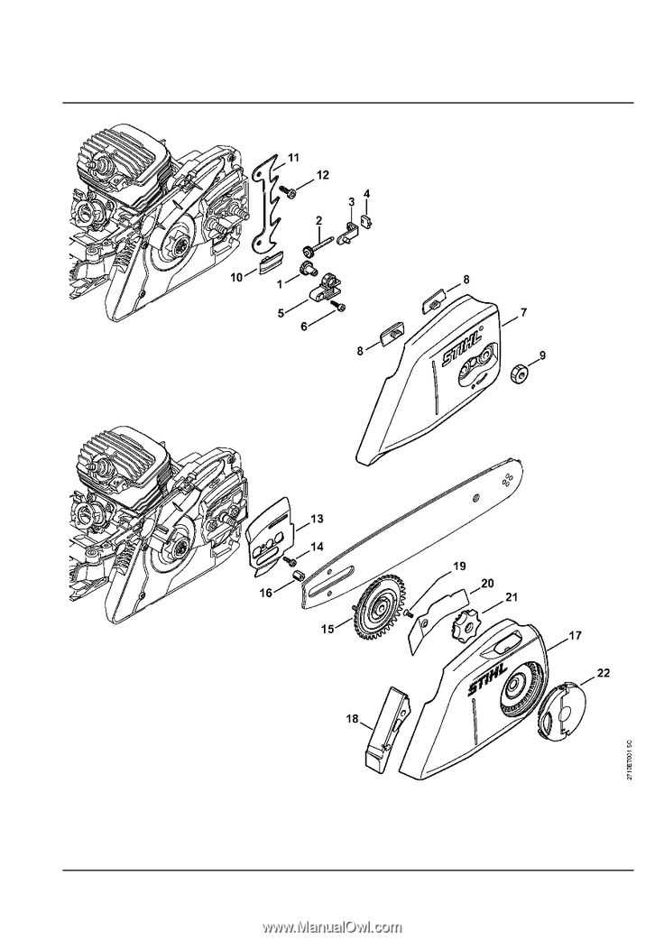 stihl ms291 parts diagram