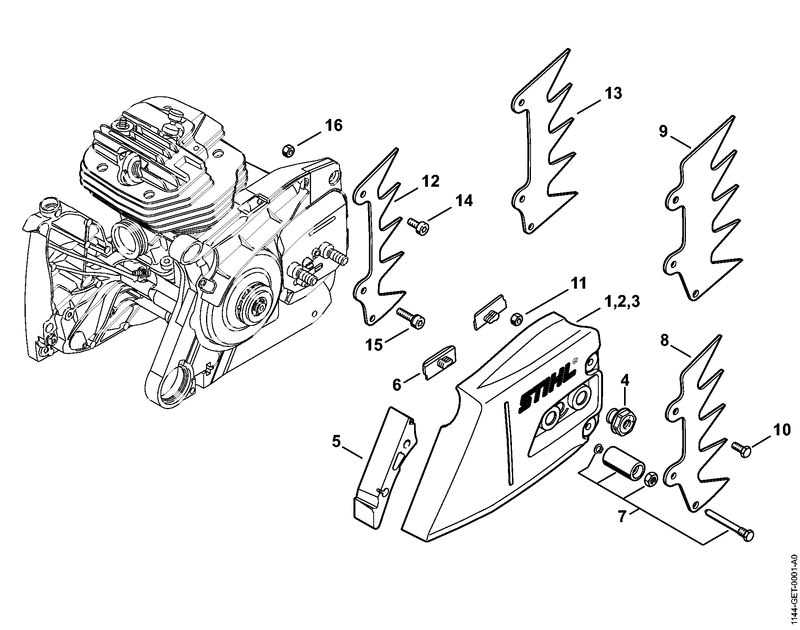 stihl ms660 parts diagram