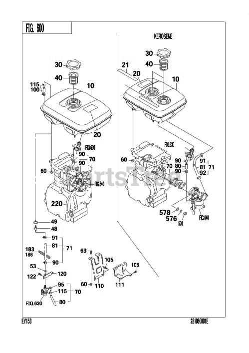 subaru robin engine parts diagram