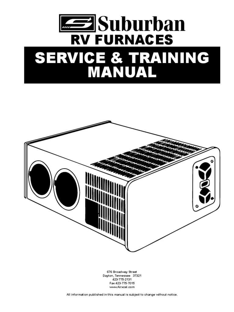 suburban rv furnace parts diagram