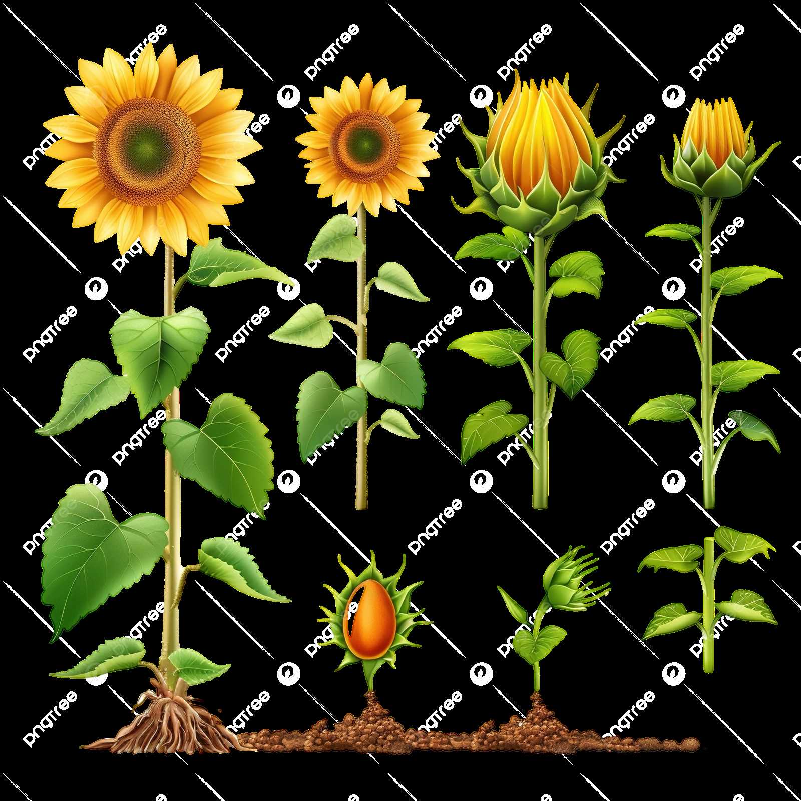 sunflower parts diagram