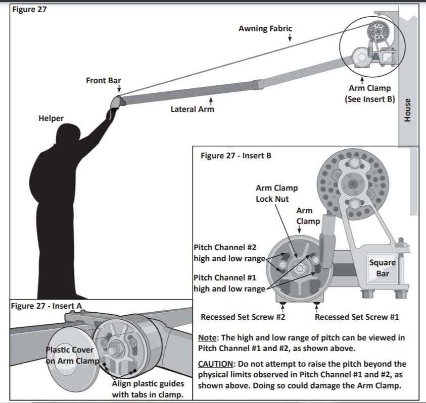 sunsetter awning parts diagram