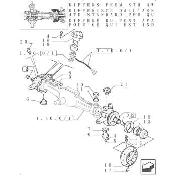 super duty ford f250 front axle parts diagram