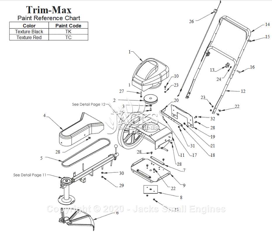 swisher trimmer parts diagram