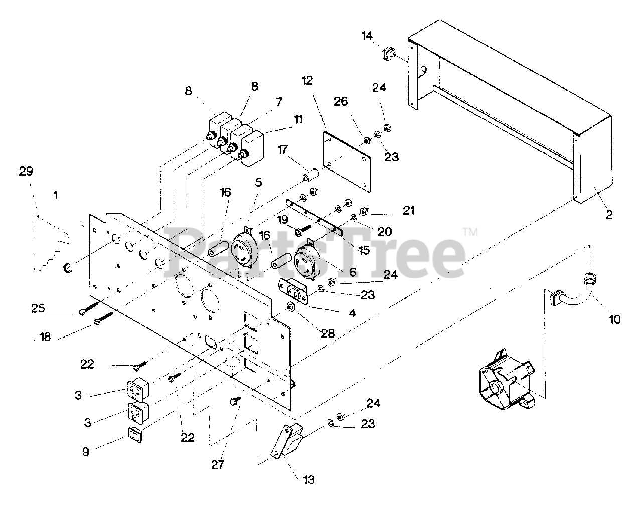 tailgator generator parts diagram