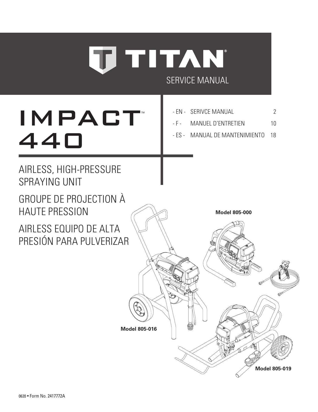 titan 440 paint sprayer parts diagram