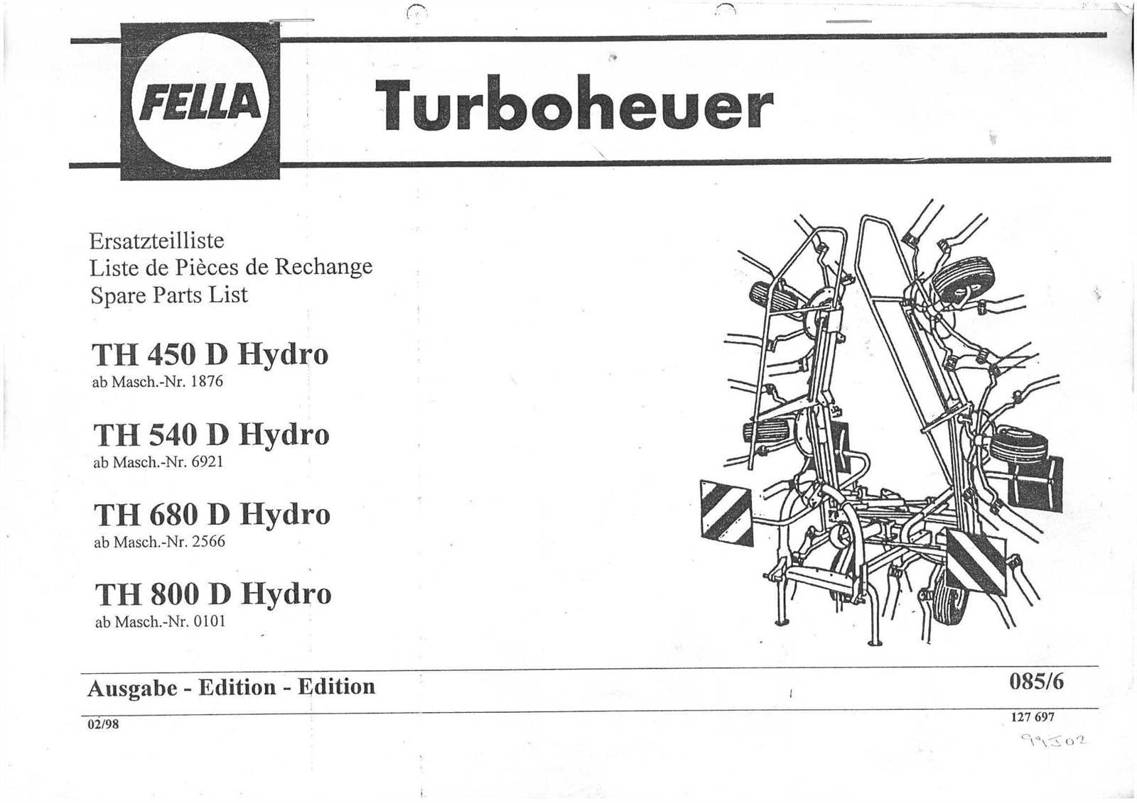 tonutti hay tedder parts diagram