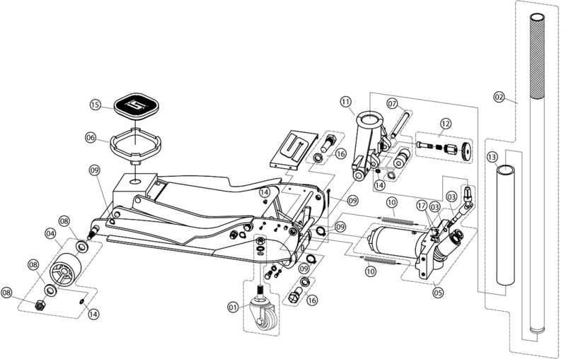 torin jack parts diagram