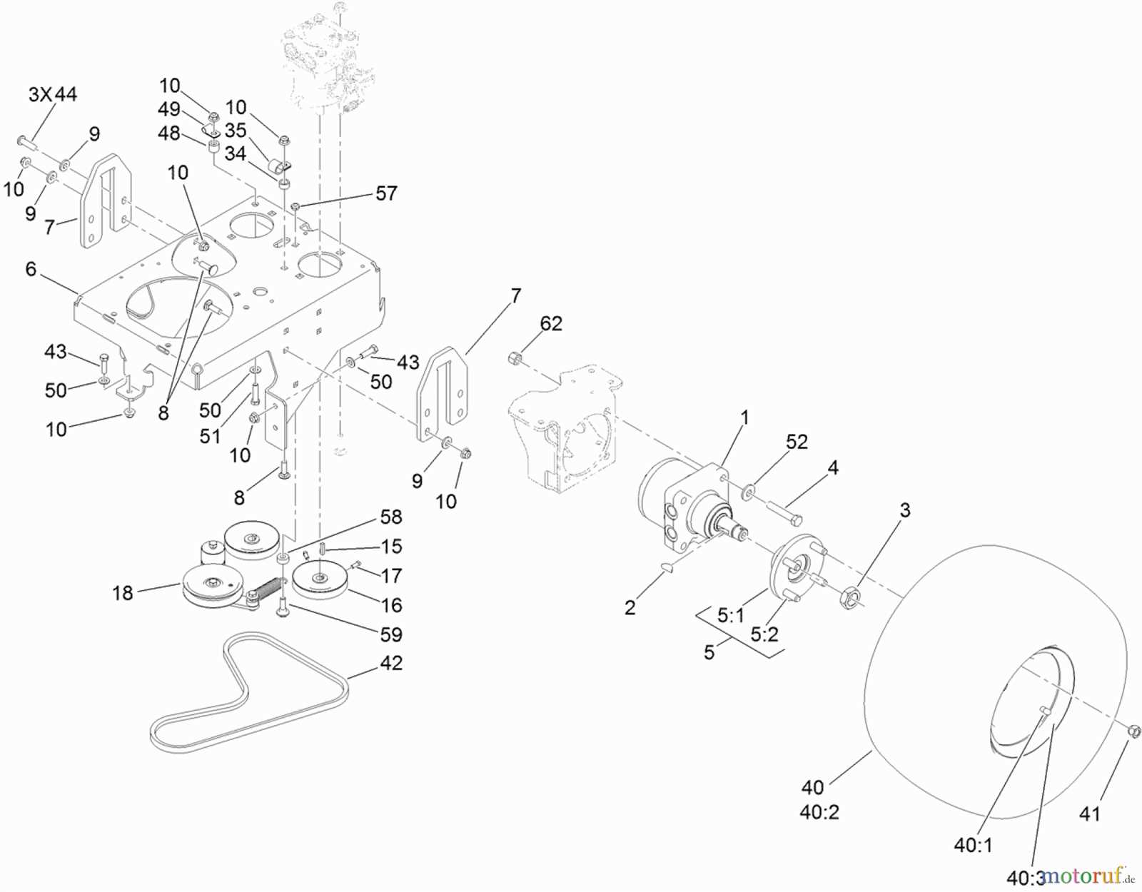 toro grandstand parts diagram