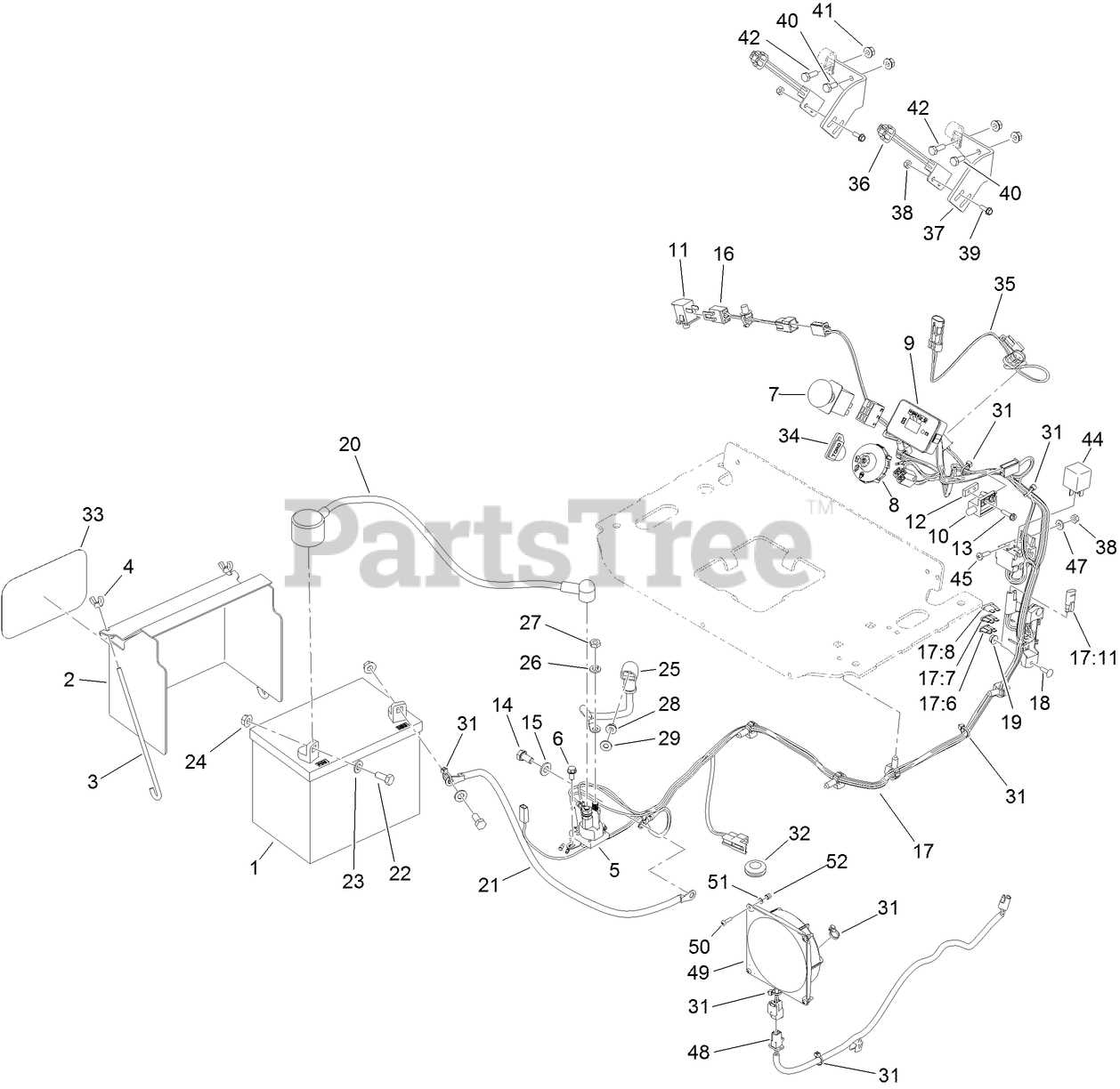 toro grandstand parts diagram