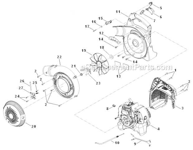 toro leaf blower parts diagram