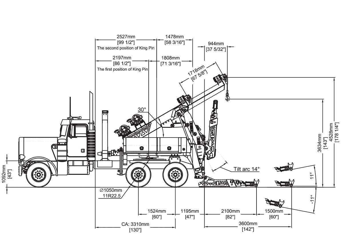 tow truck parts diagram