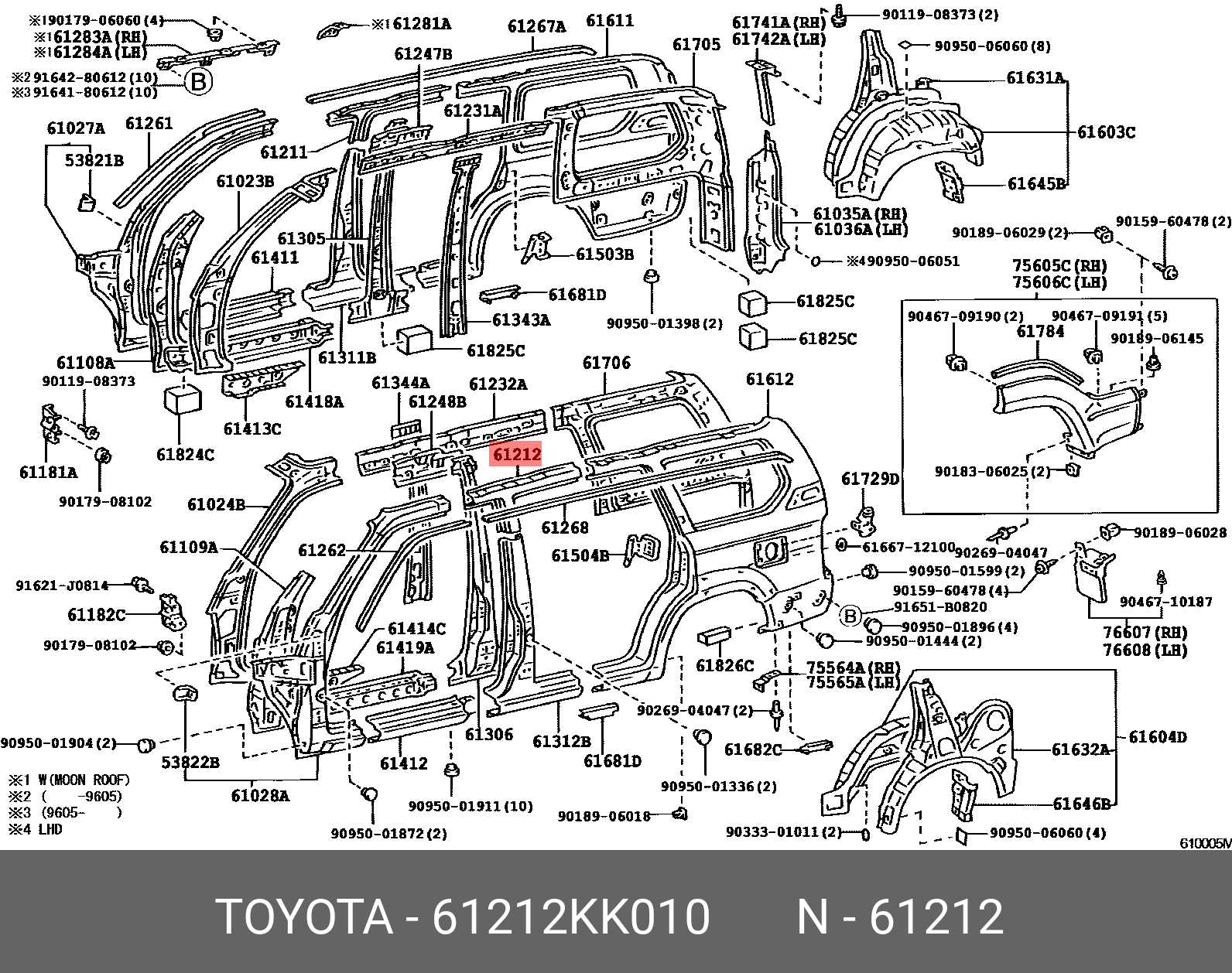 toyota 4runner parts diagram