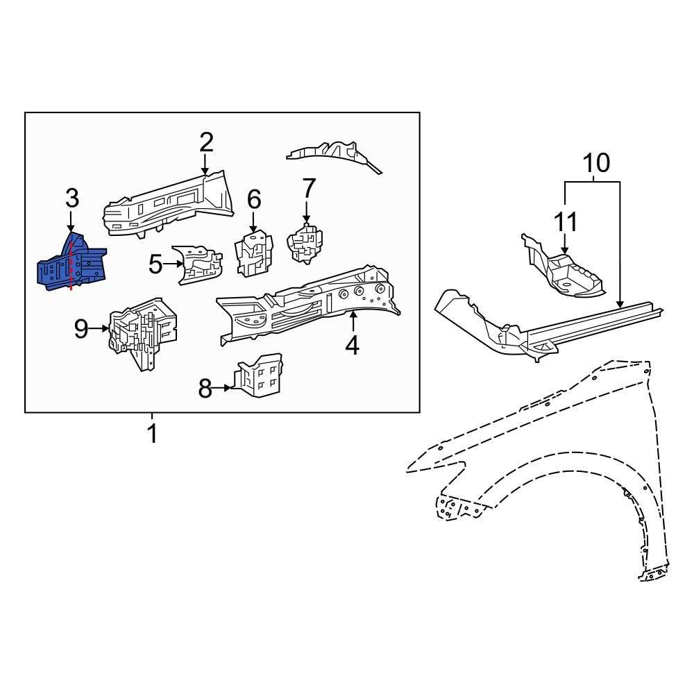 toyota camry undercarriage parts diagram