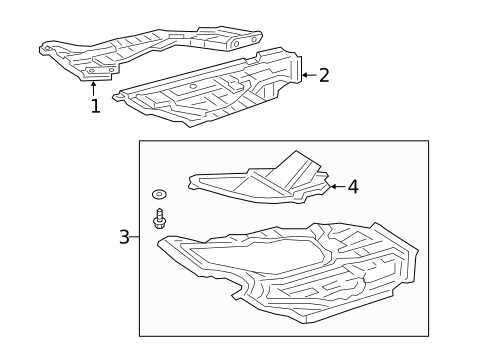 toyota camry undercarriage parts diagram