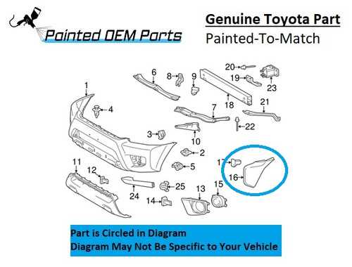 toyota tacoma front end parts diagram