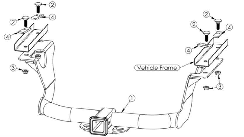 trailer hitch parts diagram