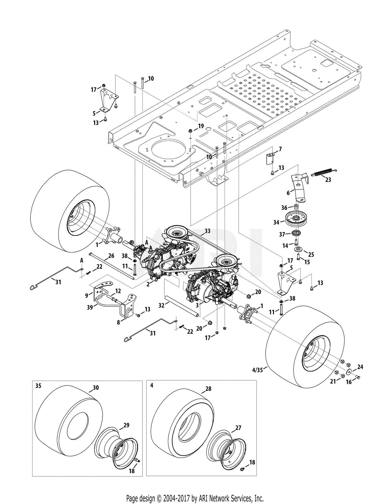 troy bilt 13an77kg011 parts diagram