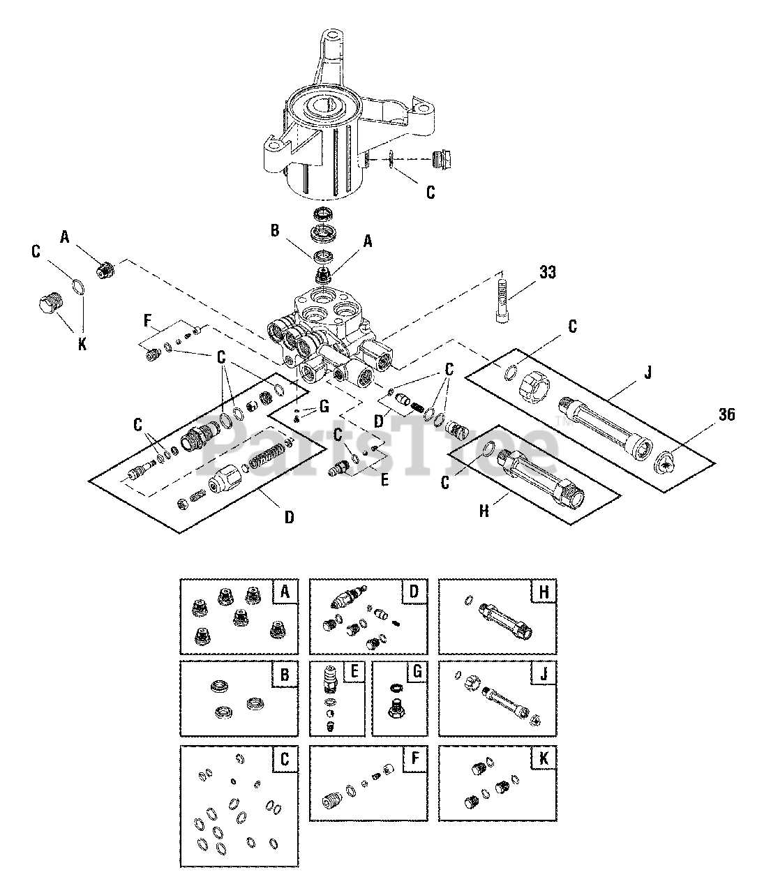 troy bilt 2800 psi pressure washer parts diagram