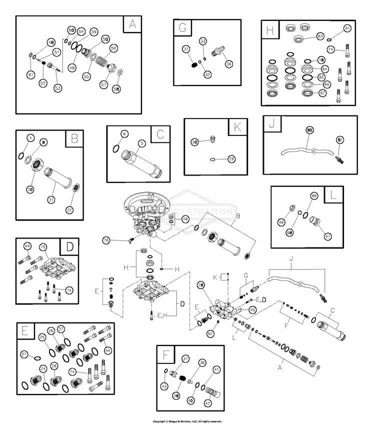 troy bilt 2800 psi pressure washer parts diagram