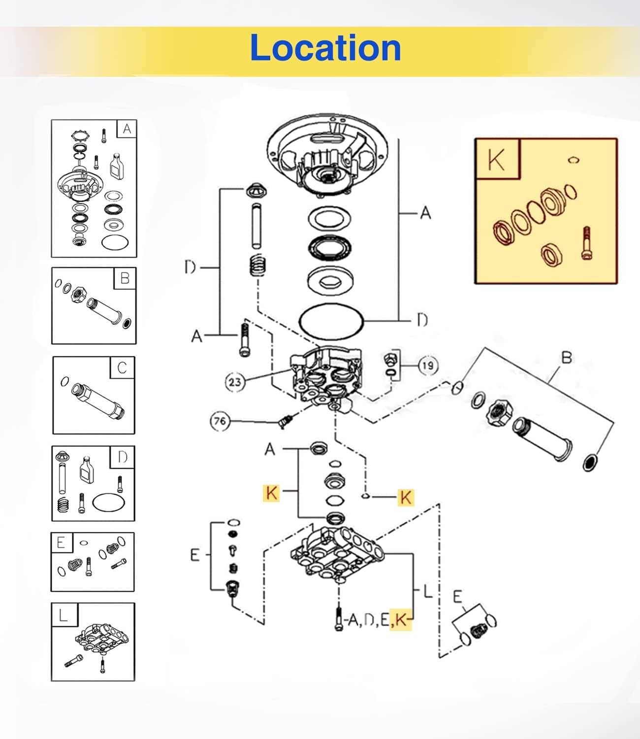 troy bilt pressure washer parts diagram