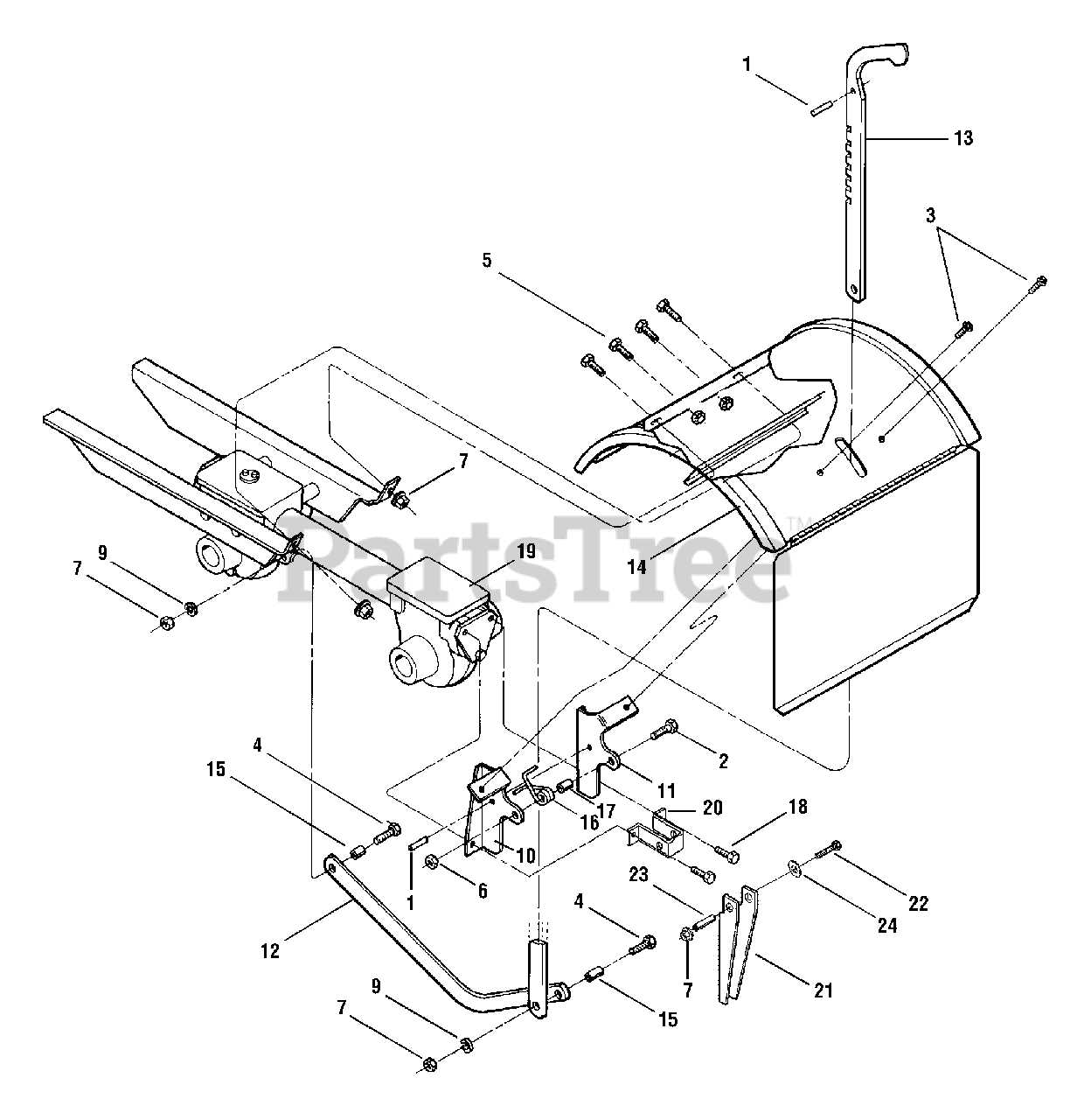 troy bilt super bronco tiller parts diagram