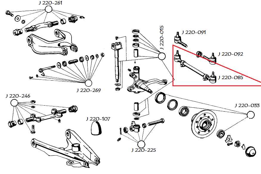 truck front end parts diagram