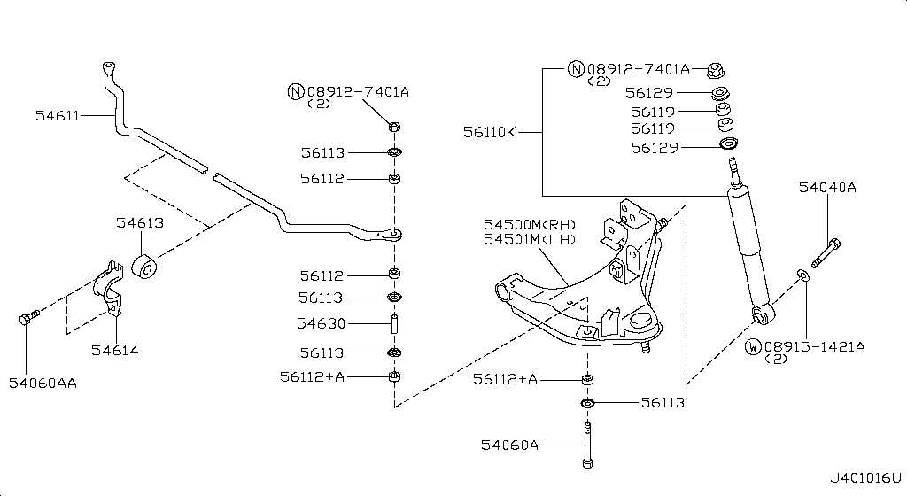 truck front end parts diagram