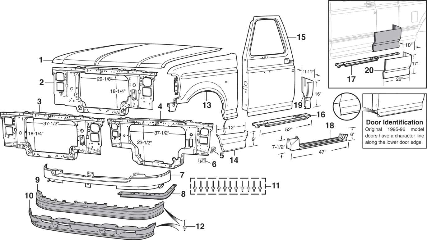 truck parts diagram