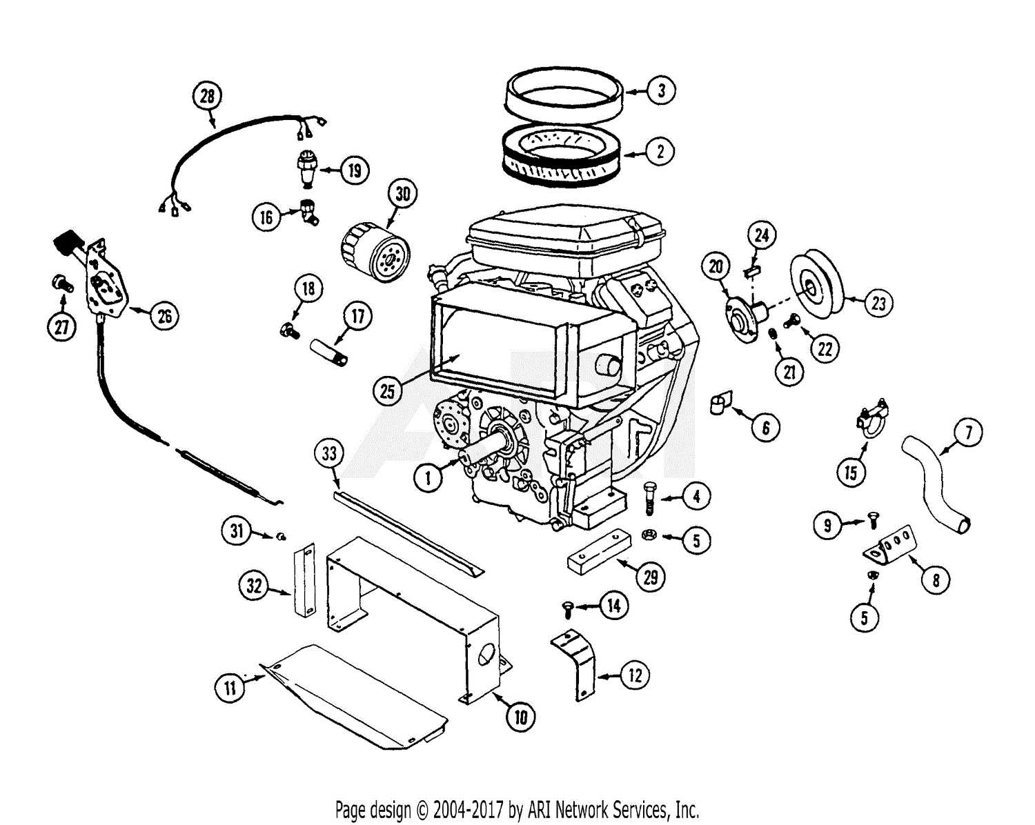 vanguard 16 hp v twin parts diagram