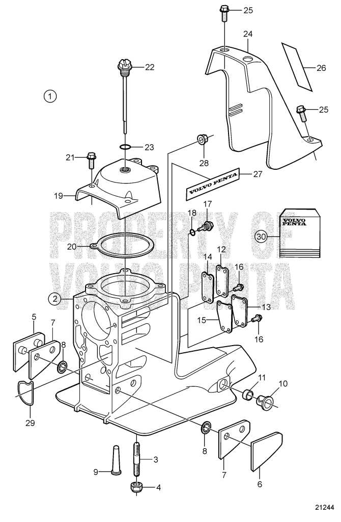 volvo penta 270 outdrive parts diagram