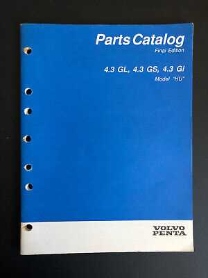 volvo penta 4.3 gl parts diagram