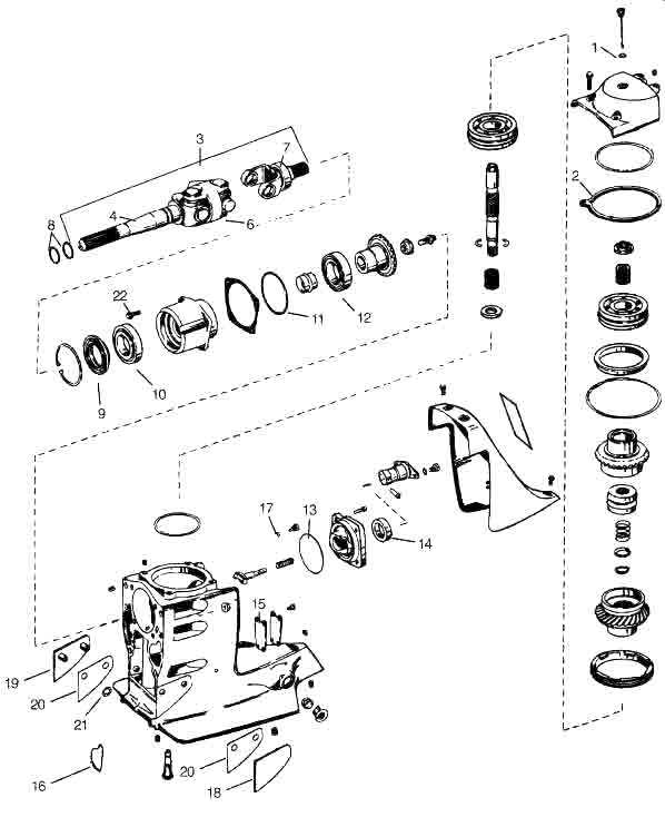 volvo penta duo prop outdrive parts diagram