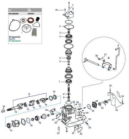 volvo penta sx m outdrive parts diagram