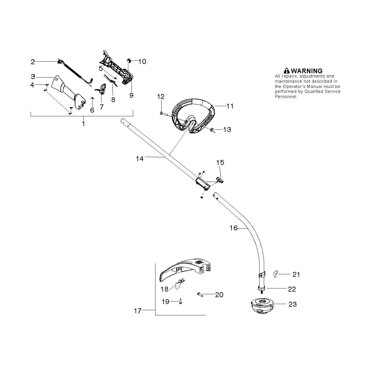 weed eater lawn mower parts diagrams