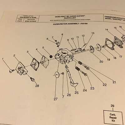 weed eater pe550 parts diagram