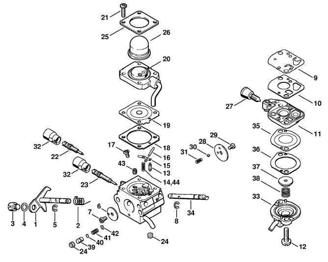 weed wacker parts diagrams