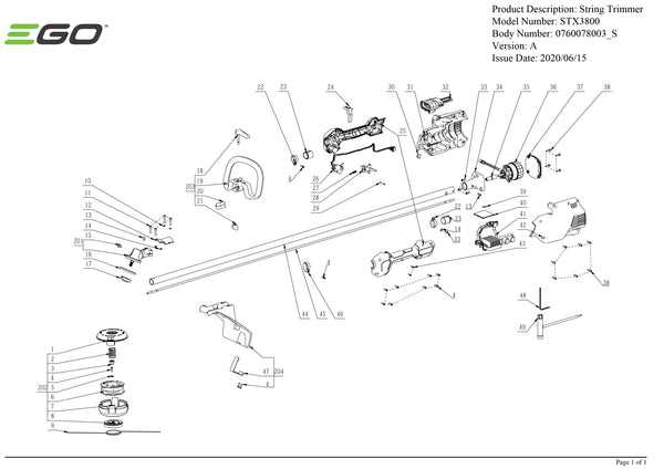 weed wacker parts diagrams