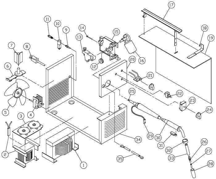 welder parts diagram