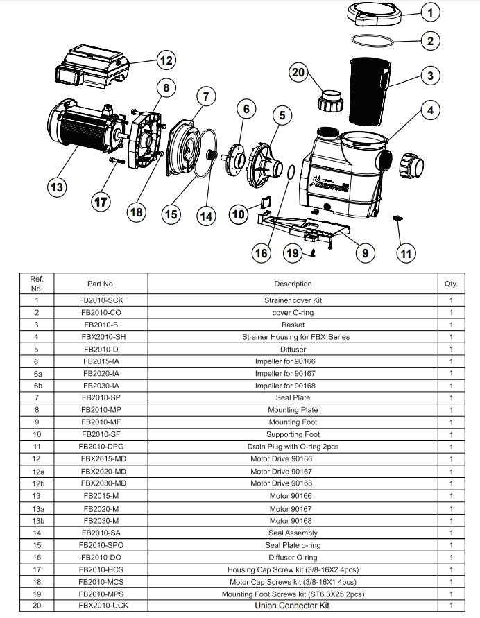 well pump parts diagram