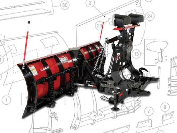 western plow parts diagram