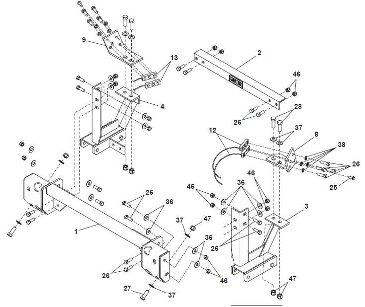 western unimount plow parts diagram