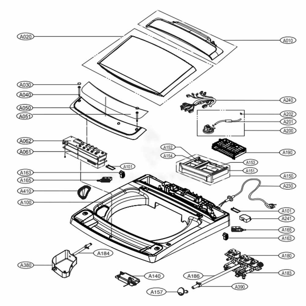 whirlpool washer parts diagram front load