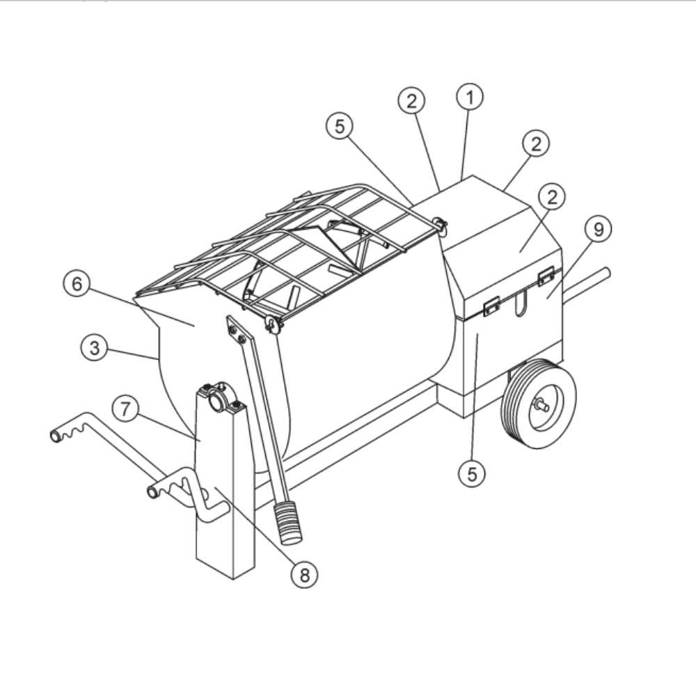 whiteman mortar mixer parts diagram