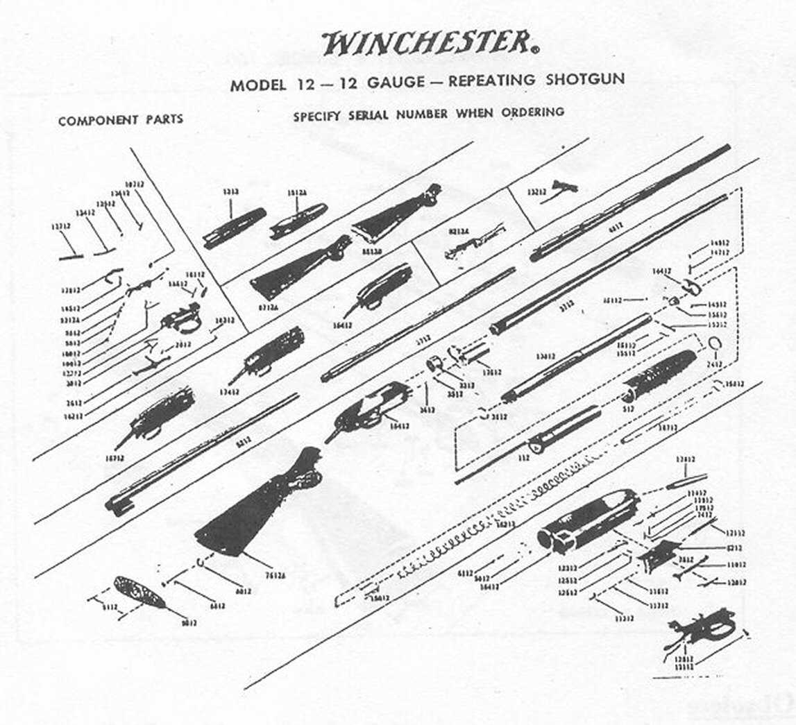 winchester model 1894 parts diagram