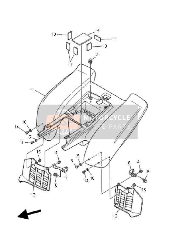 yamaha warrior 350 parts diagram