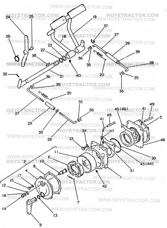 yanmar tractor parts diagram