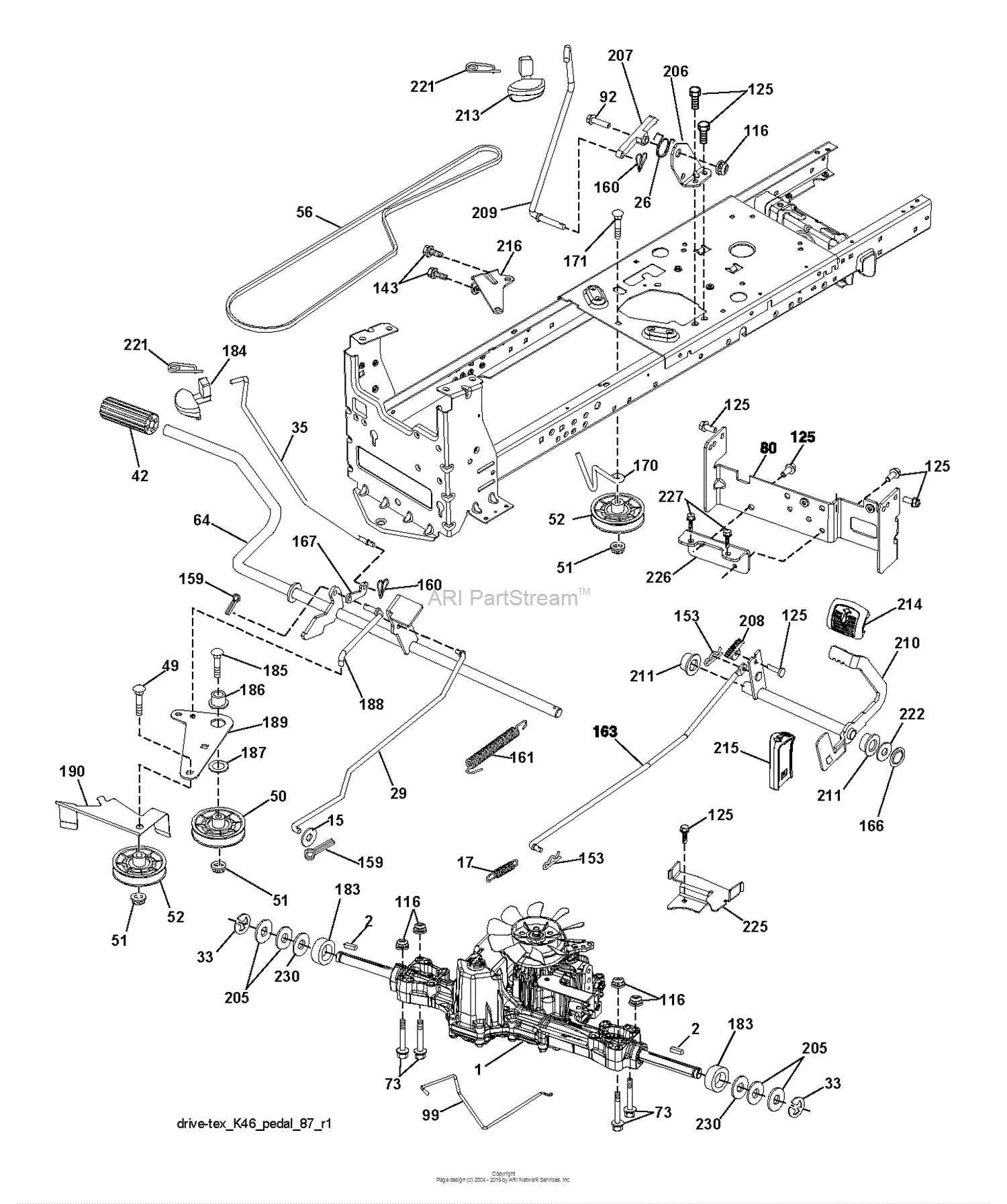 yth20k46 parts diagram